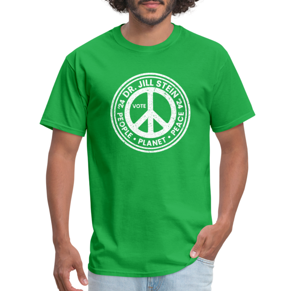 Jill Stein '24 Peace Unisex Classic T-Shirt - bright green