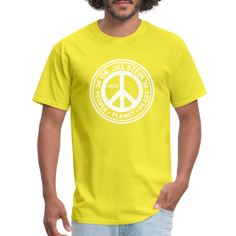 Jill Stein '24 Peace Unisex Classic T-Shirt - yellow