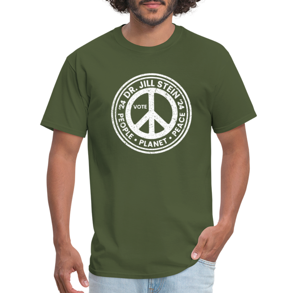 Jill Stein '24 Peace Unisex Classic T-Shirt - military green