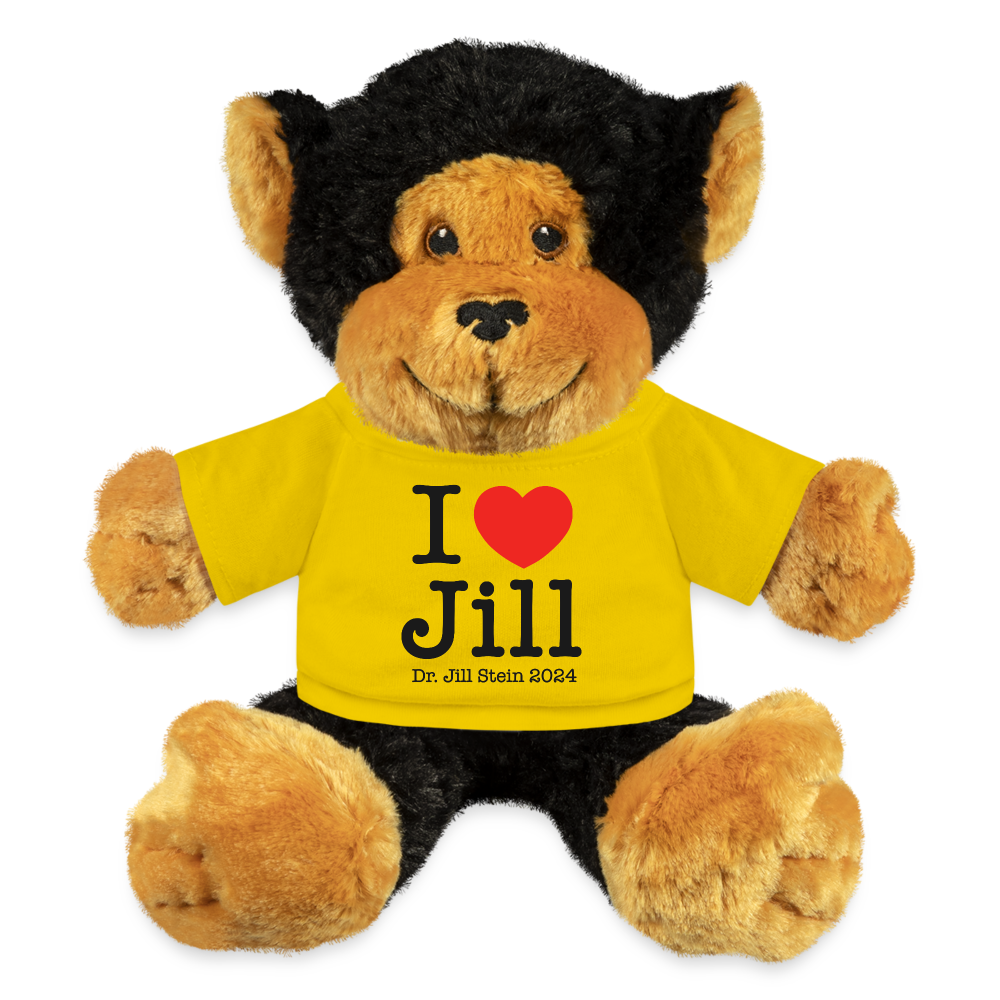 I Love Jill Monkey - yellow