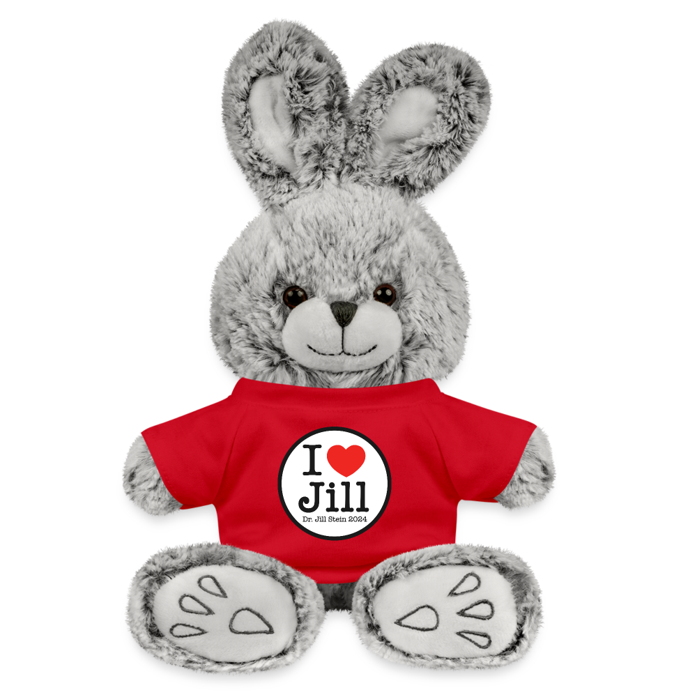 I Love Jill Rabbit - red