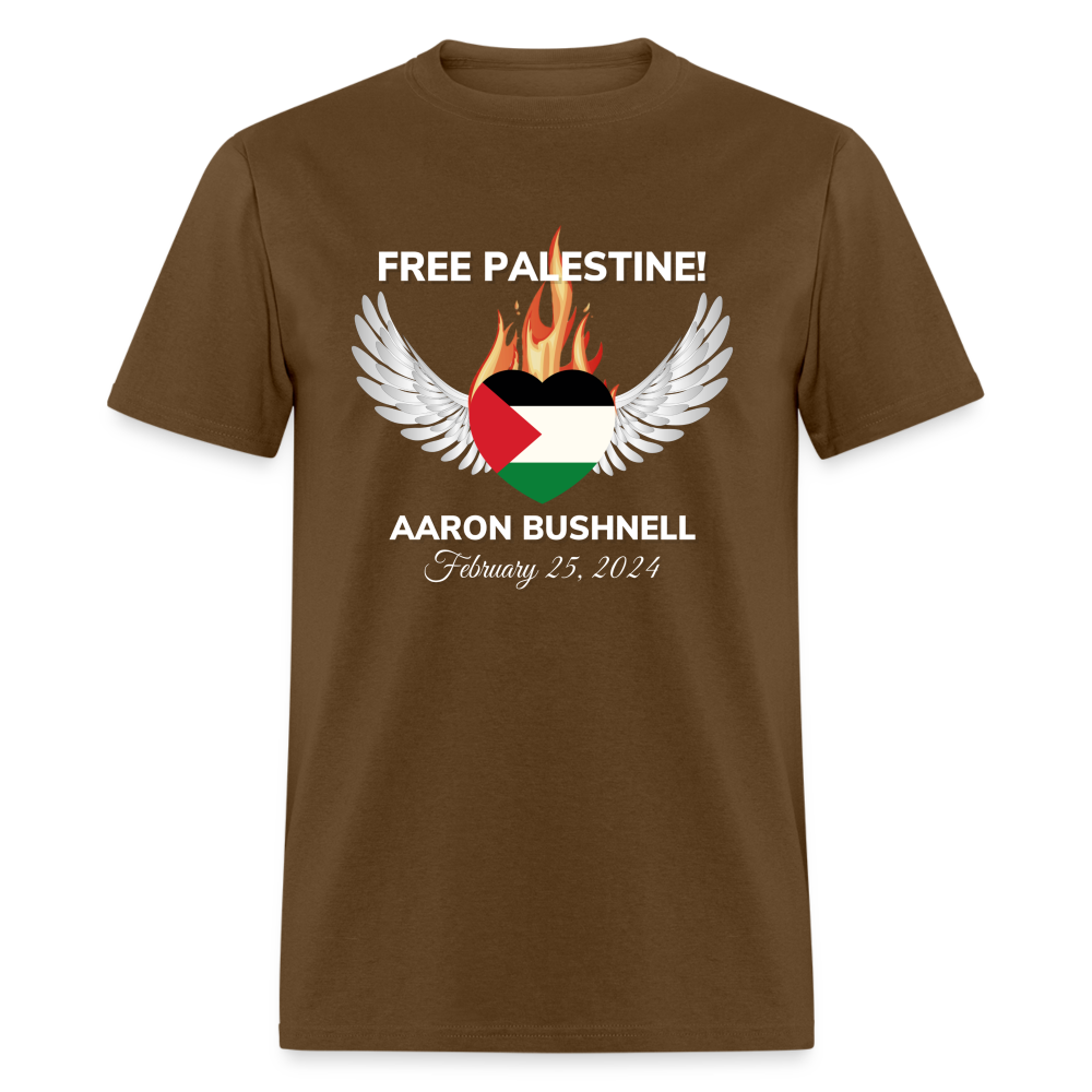 Aaron Bushnell Winged Heart Unisex Classic T-Shirt - brown