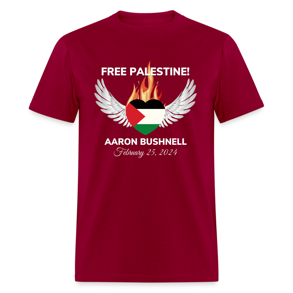 Aaron Bushnell Winged Heart Unisex Classic T-Shirt - dark red