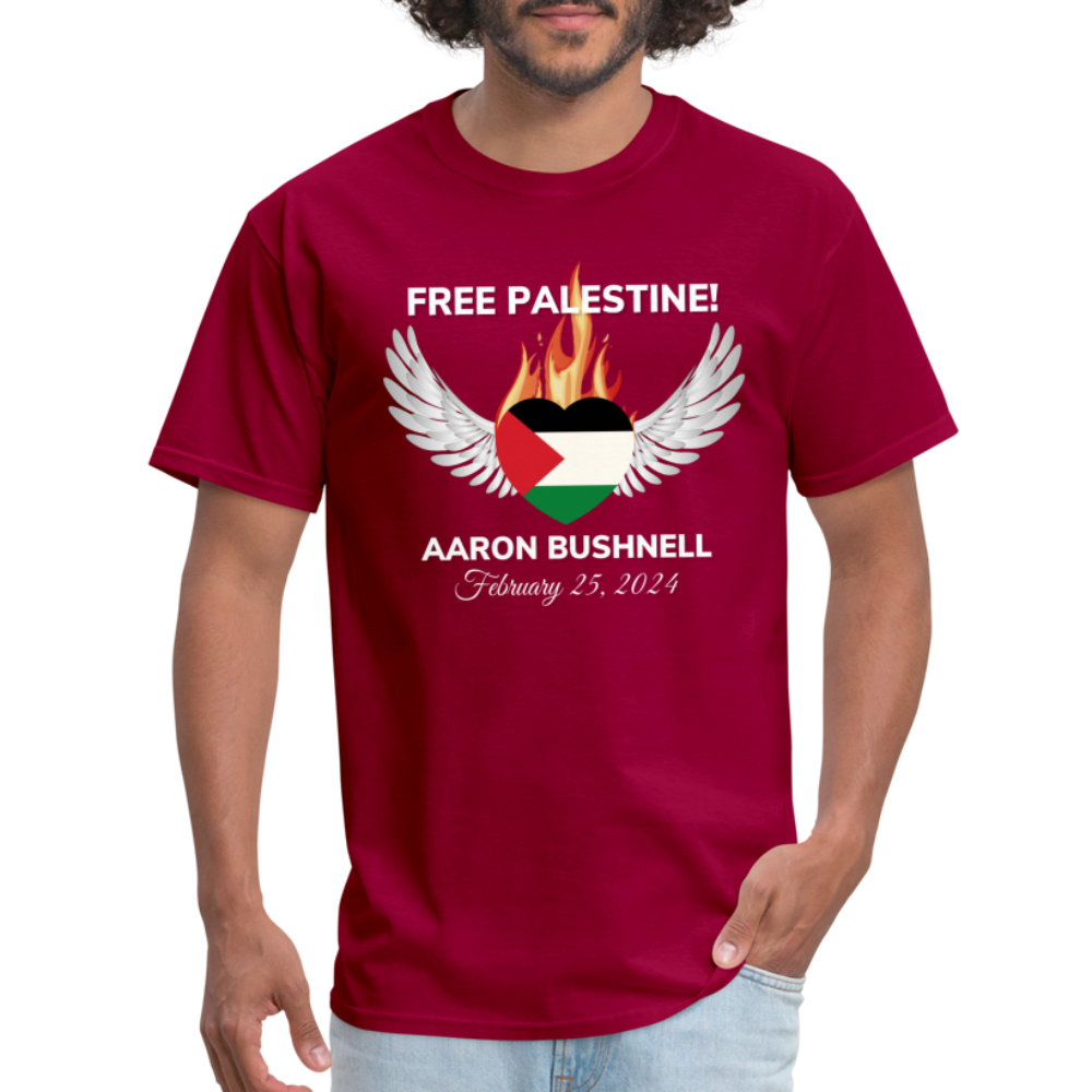 Aaron Bushnell Winged Heart Unisex Classic T-Shirt - dark red