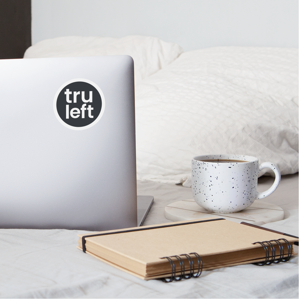 TruLeft Sticker - white matte