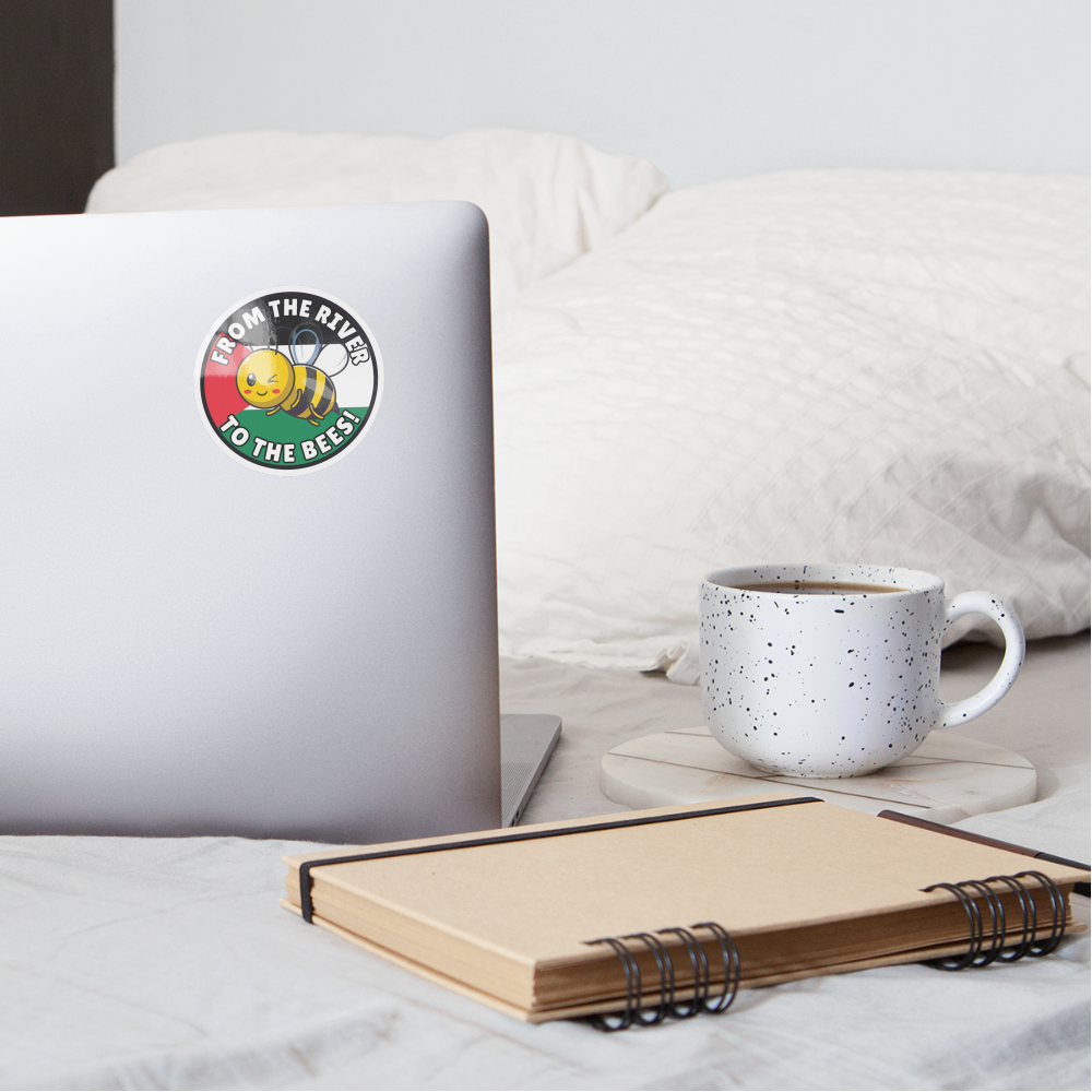 From The River to The Bees Sticker - white glossy
