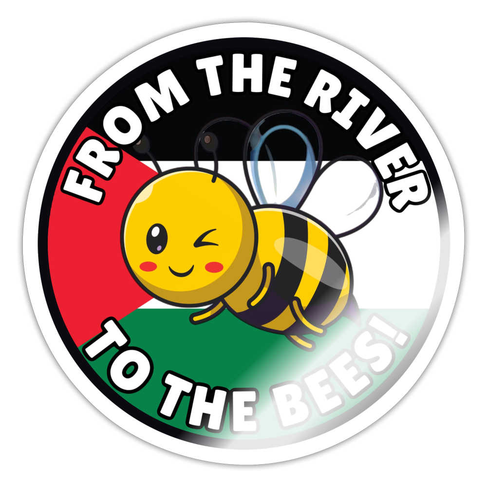 From The River to The Bees Sticker - white glossy