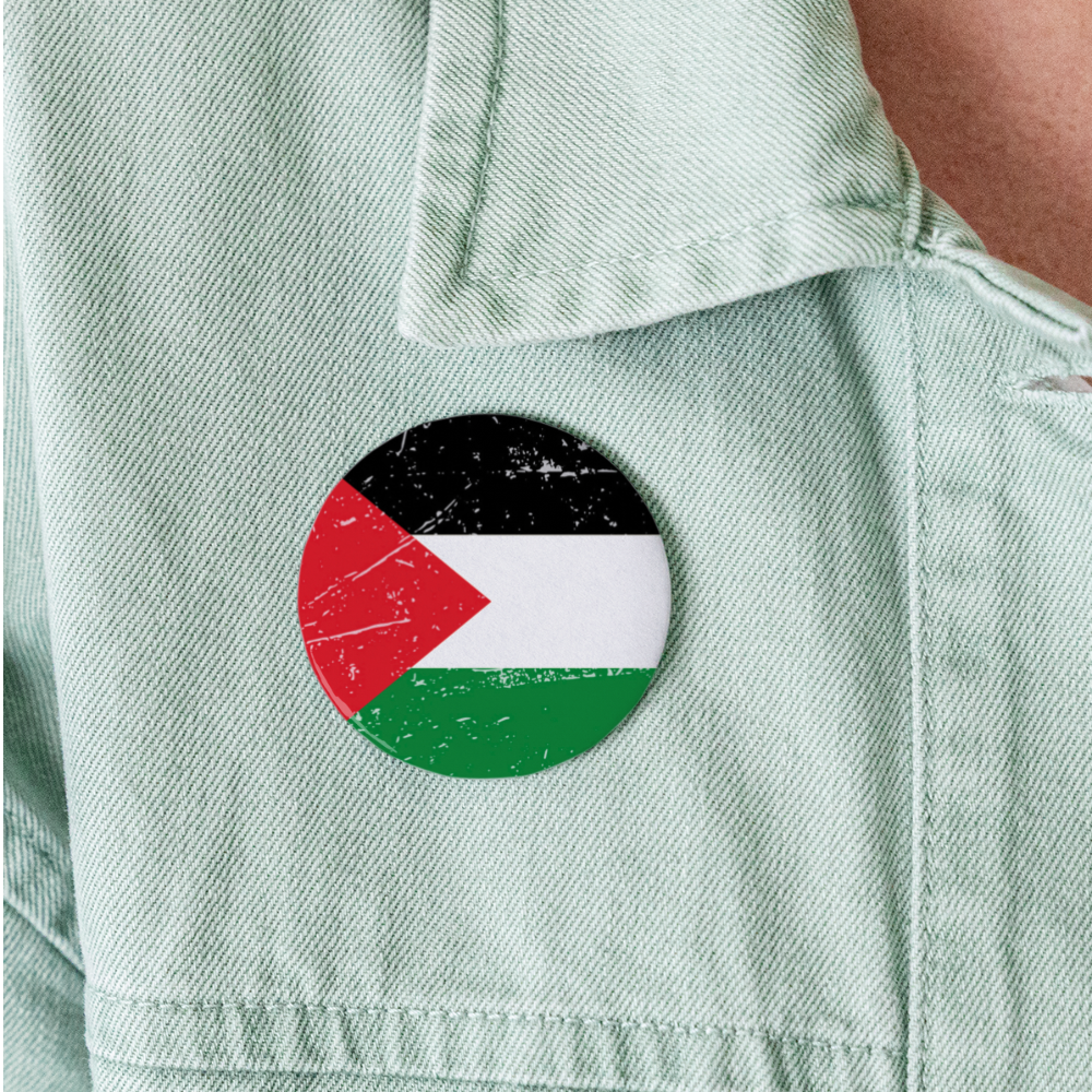 Palestine Buttons Large 2.2'' (5-pack) - white