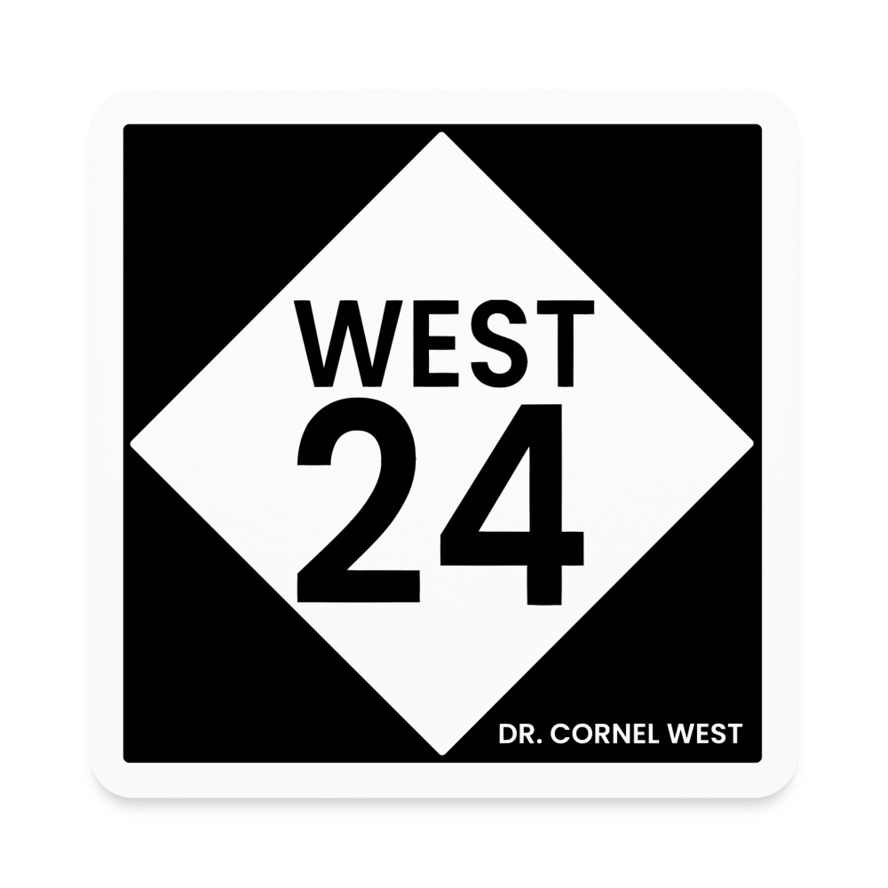 Revolution Highway Square Magnet - white