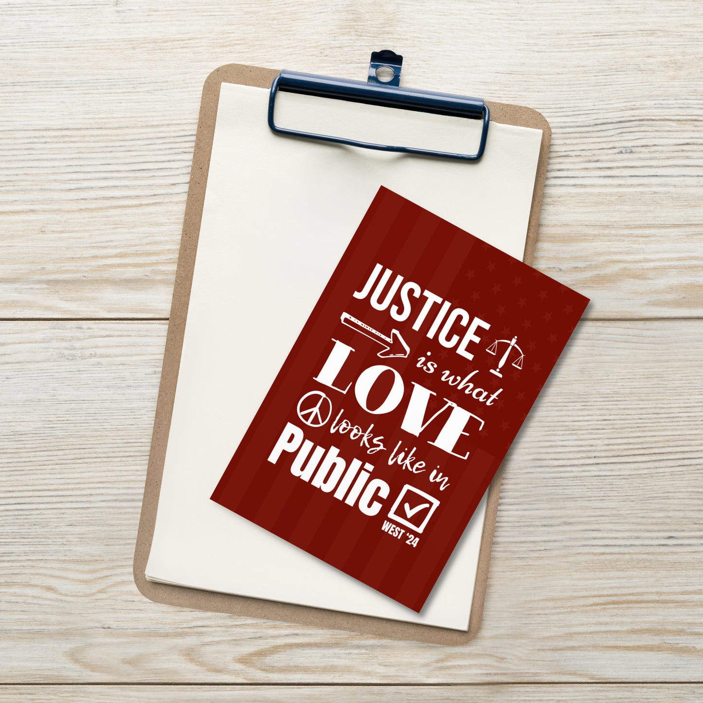 Standard Justice Postcard
